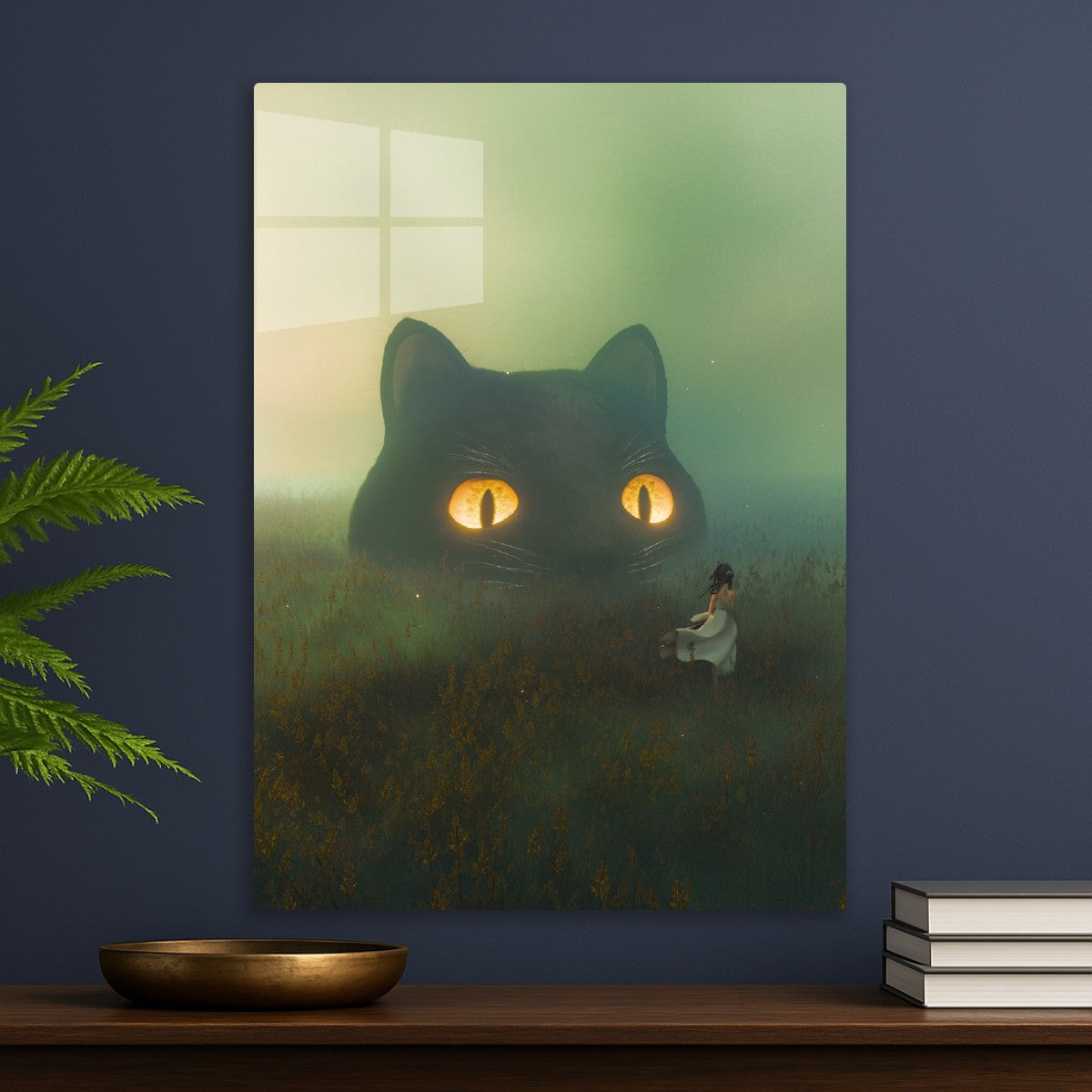 The Gaze of the Giant Cat