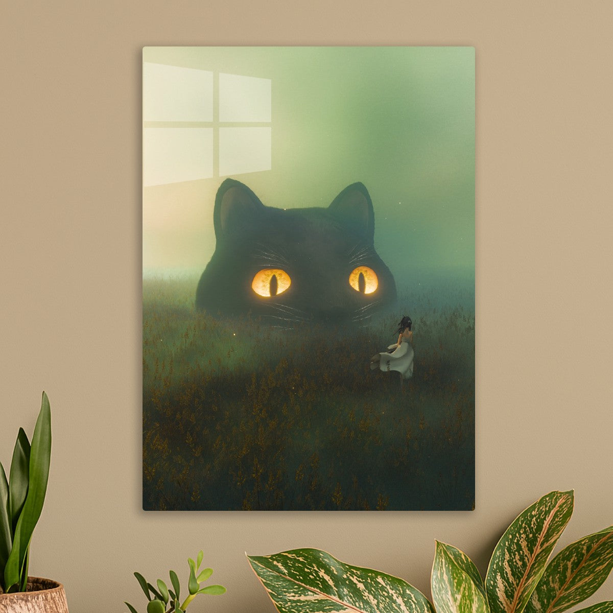 The Gaze of the Giant Cat