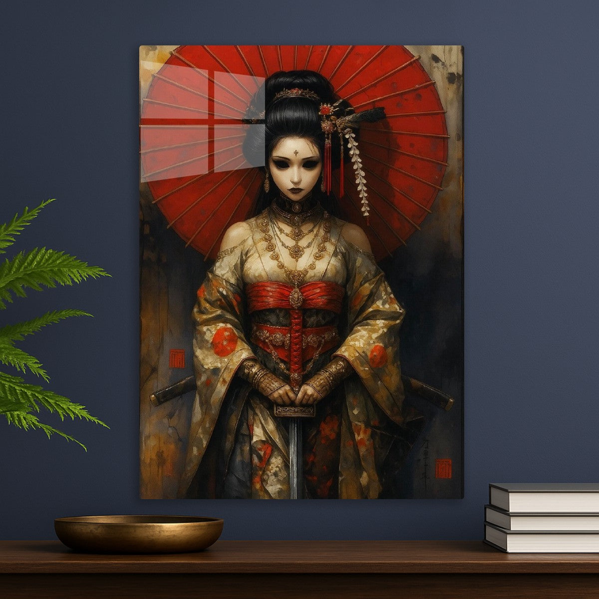 Japanese style ninja woman