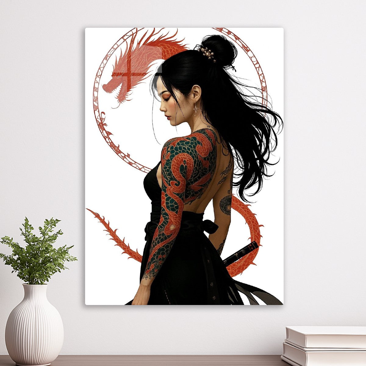 Tattoo of the Japanese Woman Guardian