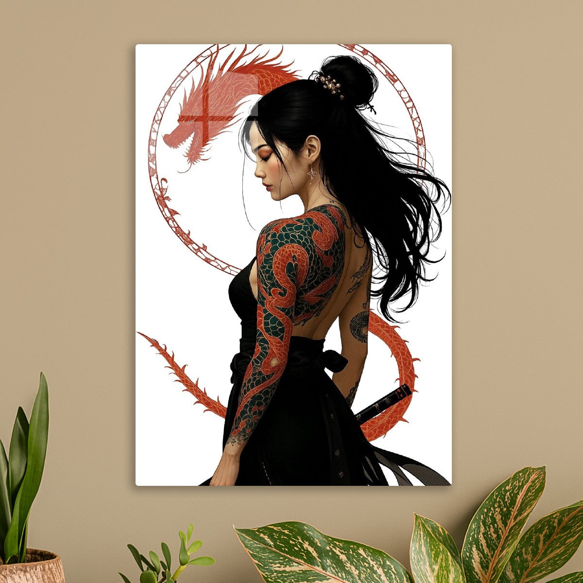 Tattoo of the Japanese Woman Guardian