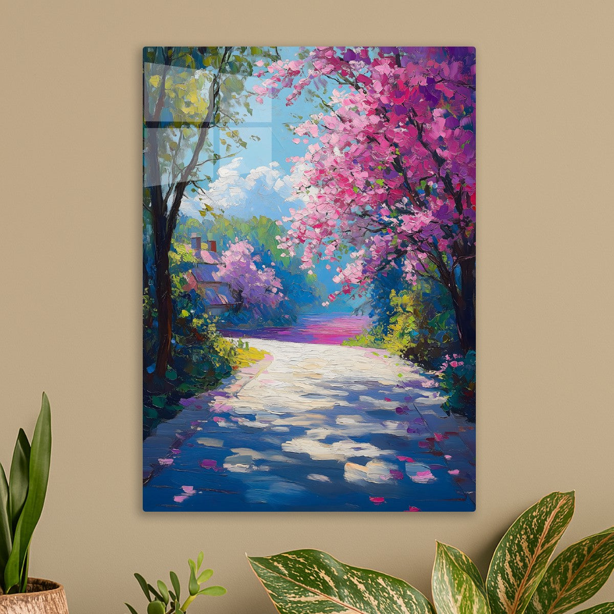 Spring's Colorful Pathway