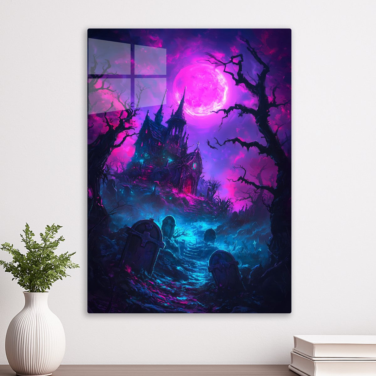 Haunted Moonlit Manor