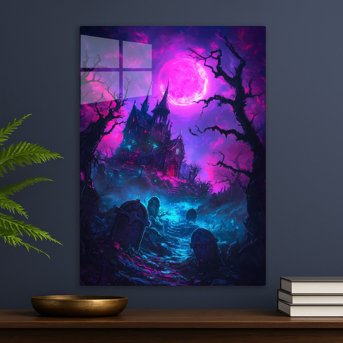 Haunted Moonlit Manor