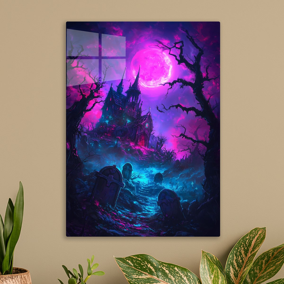 Haunted Moonlit Manor