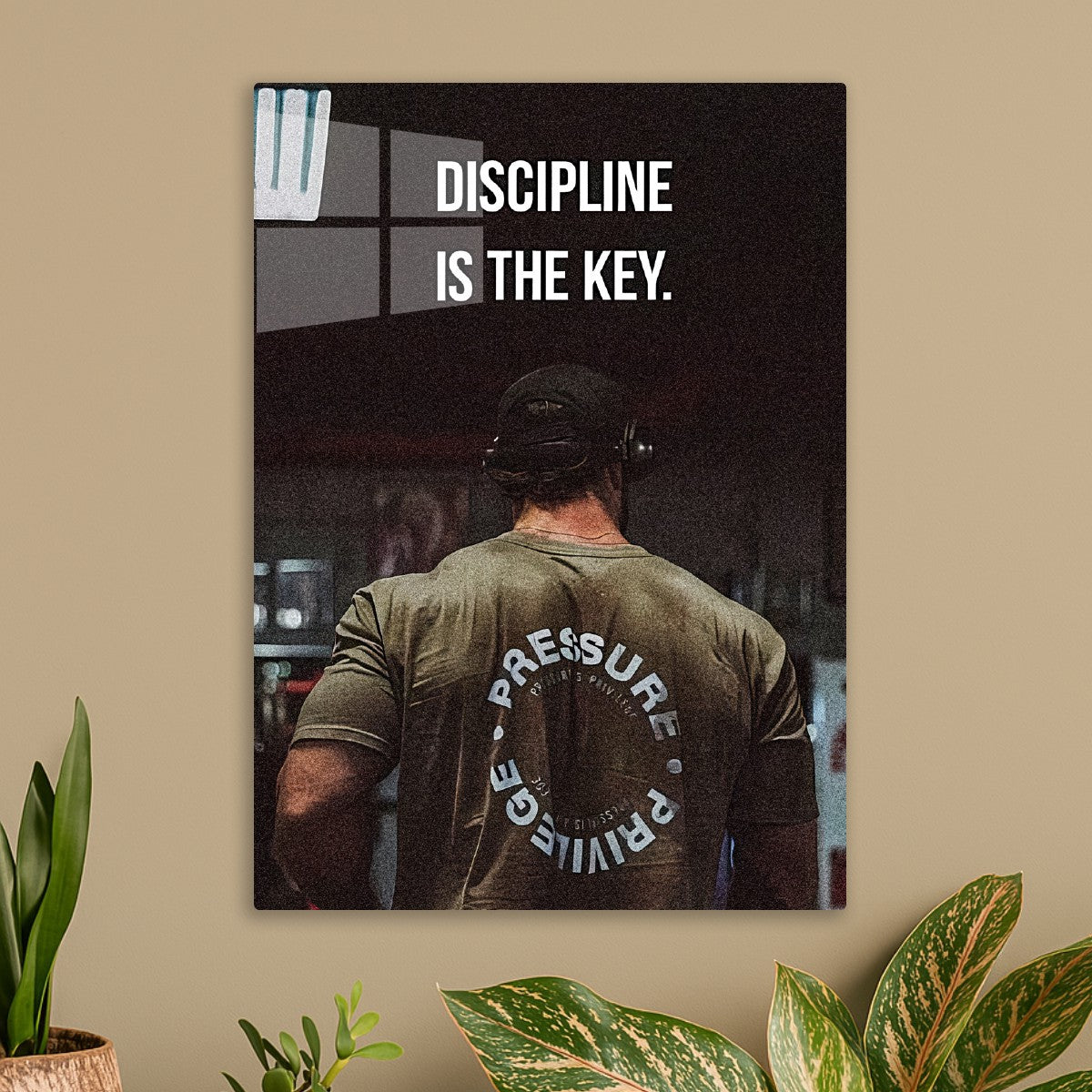 DISCIPLINE IS THE KEY.