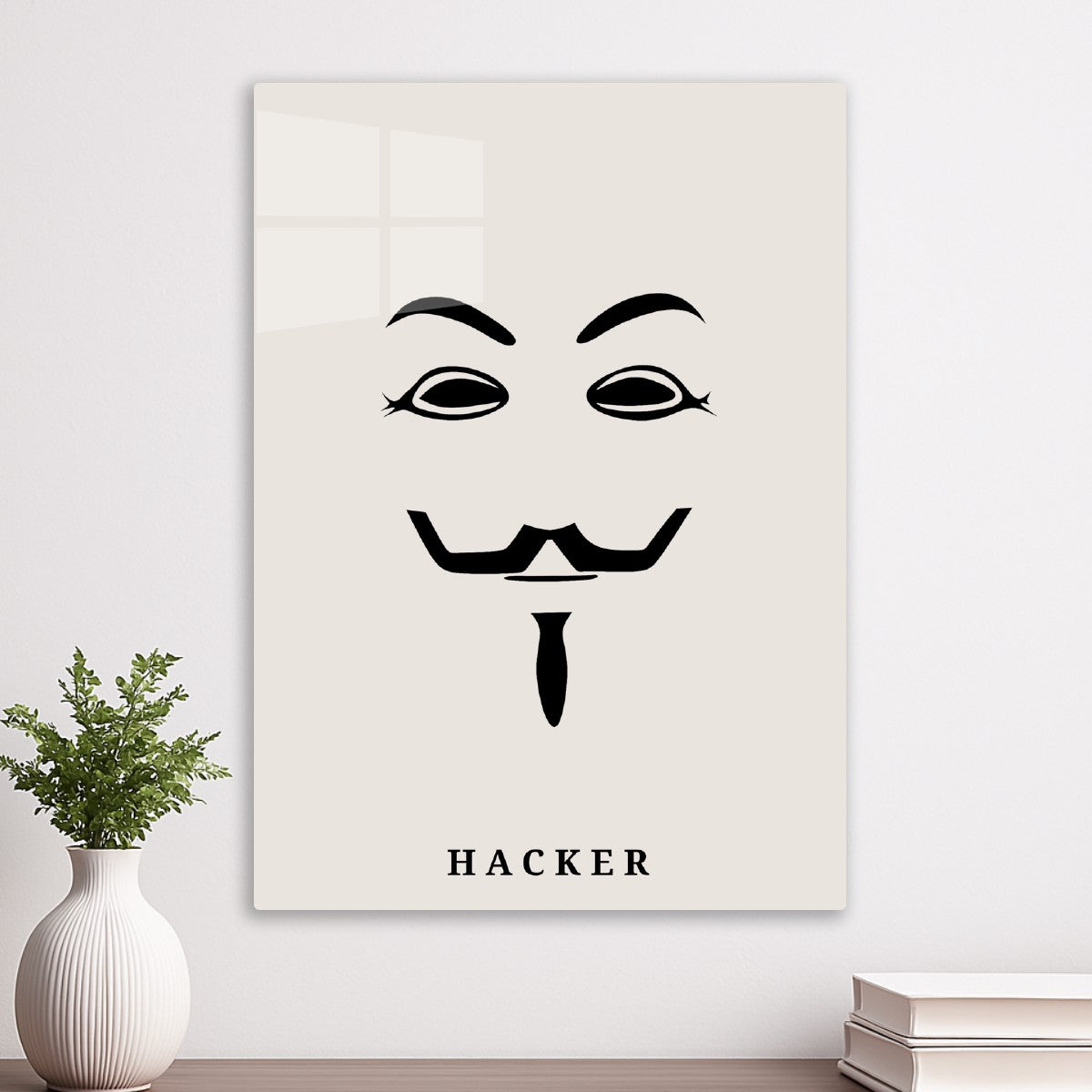 minimalist hacker art