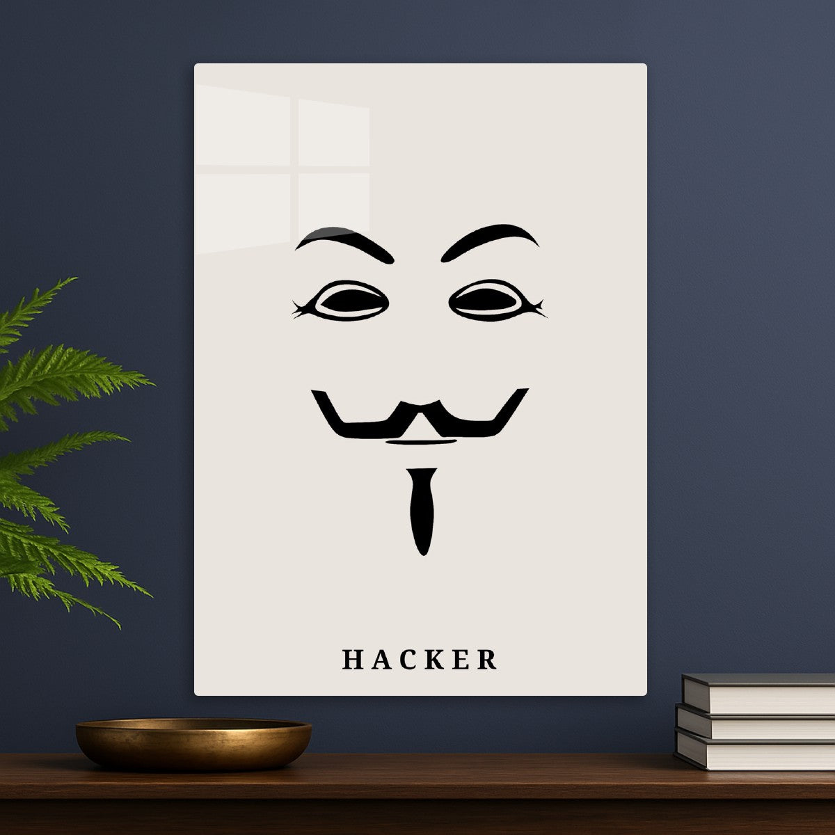 minimalist hacker art