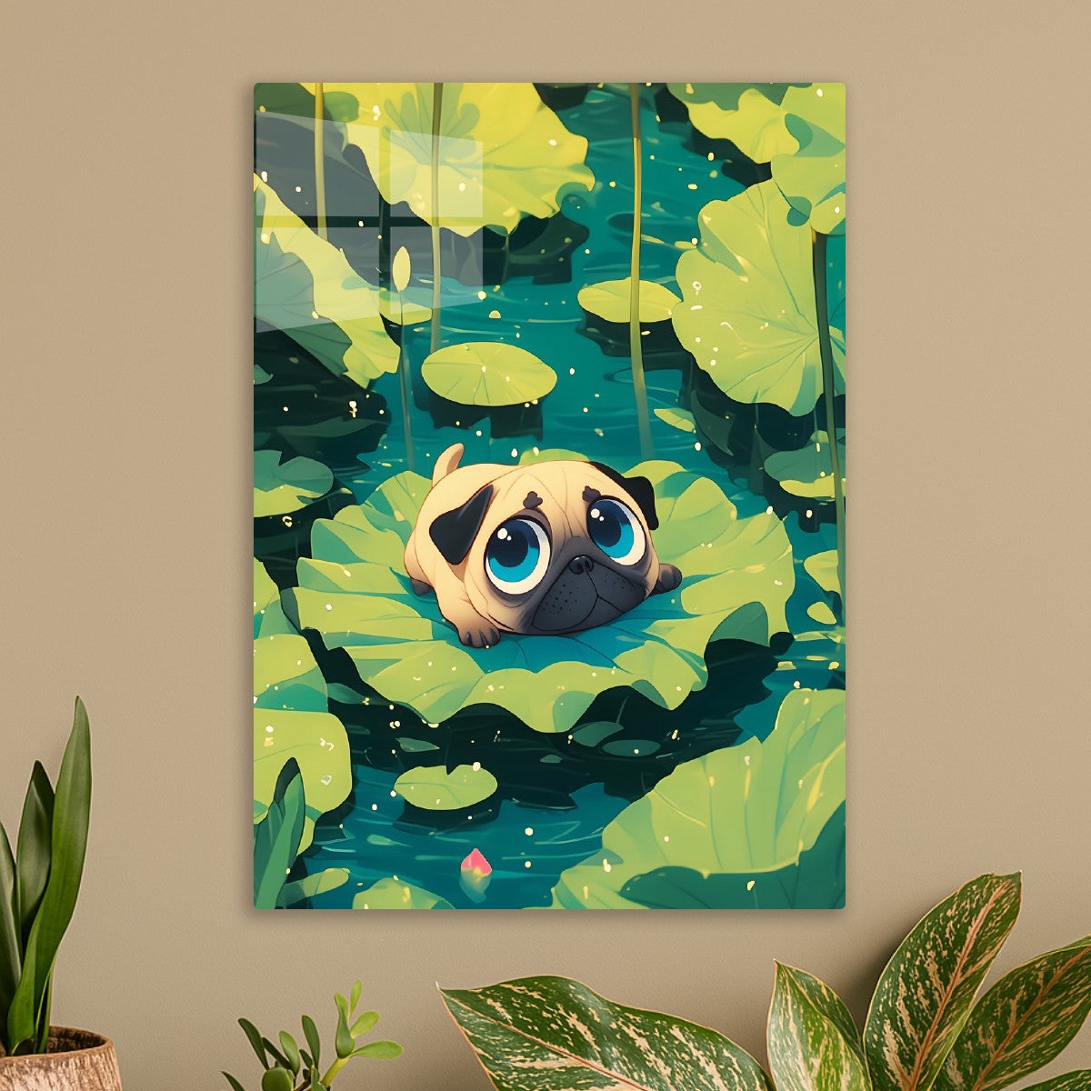 Pug's Lily Pad Adventure