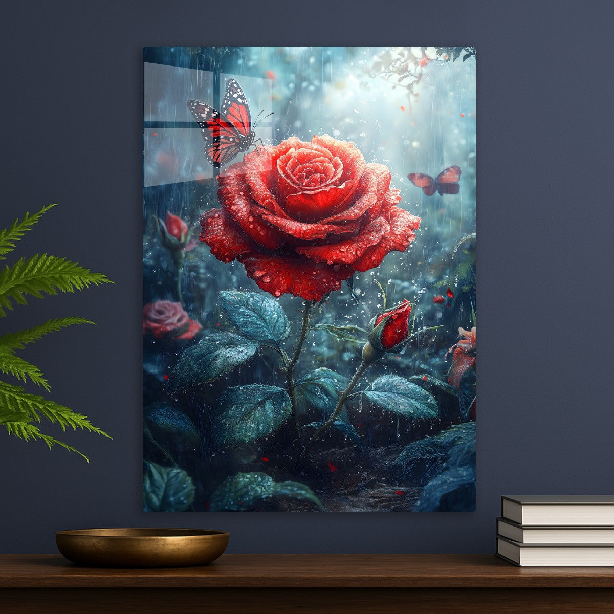 Whisper of the Rain on a beautiful rose