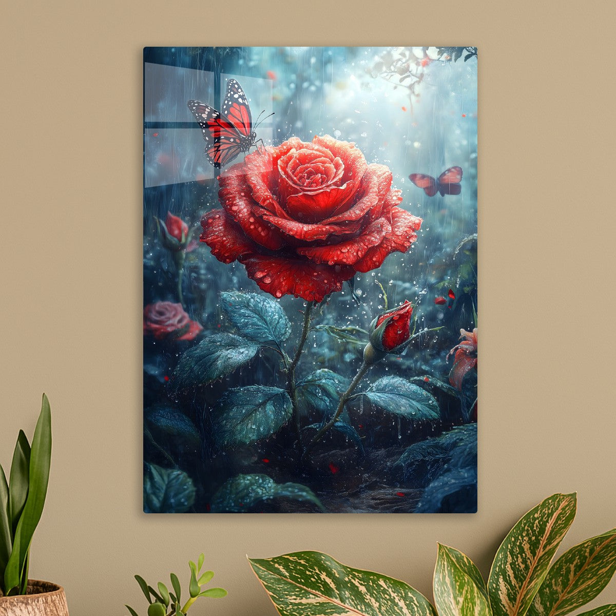 Whisper of the Rain on a beautiful rose