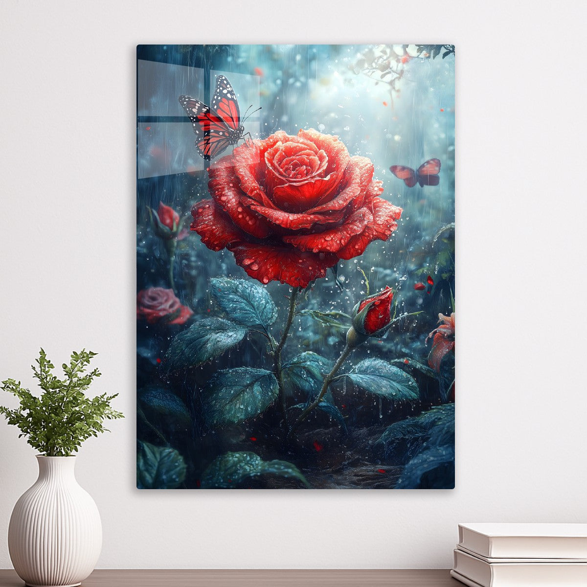 Whisper of the Rain on a beautiful rose