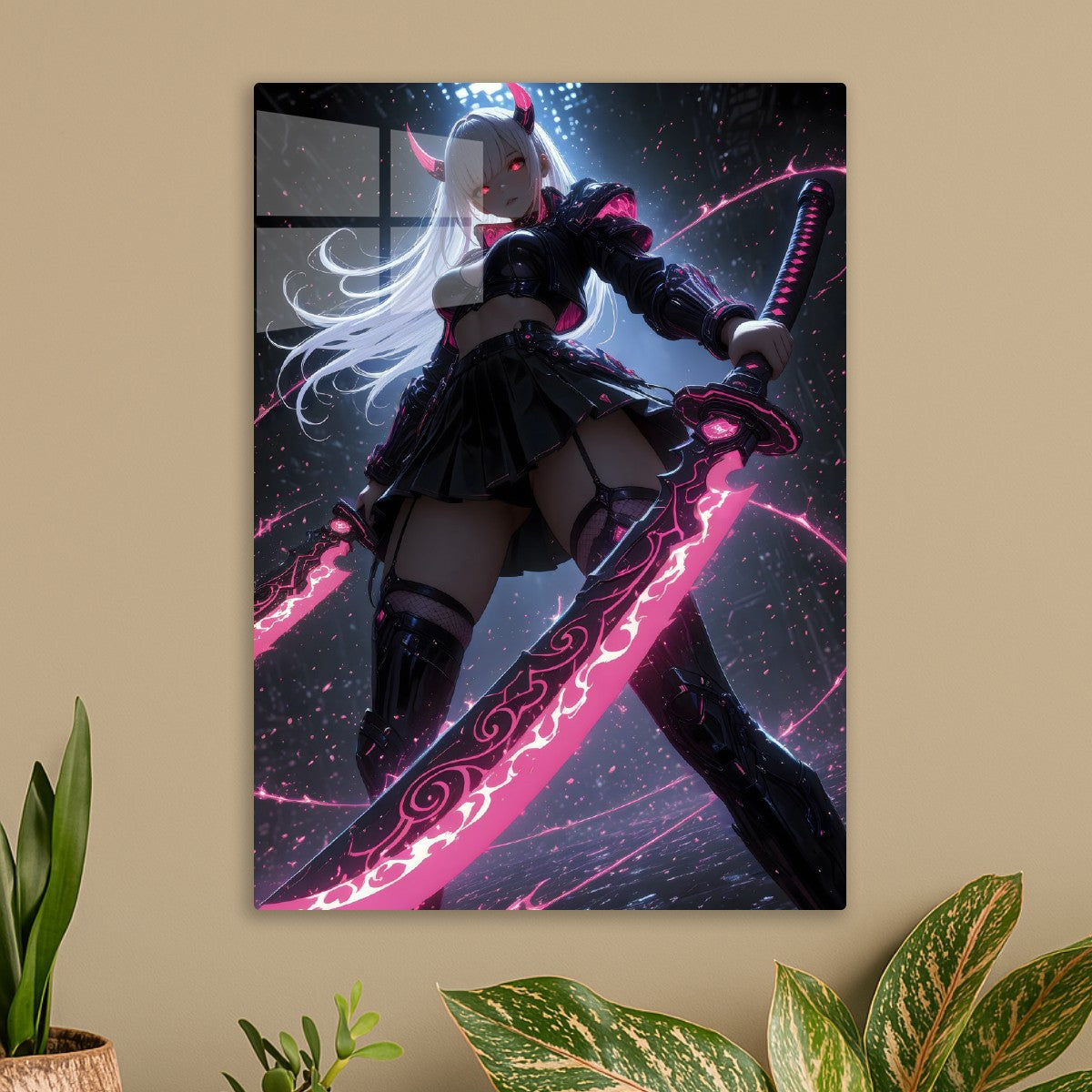 Neon Blade Warrior