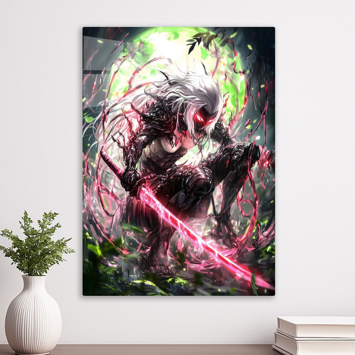 Neon Samurai Shadow