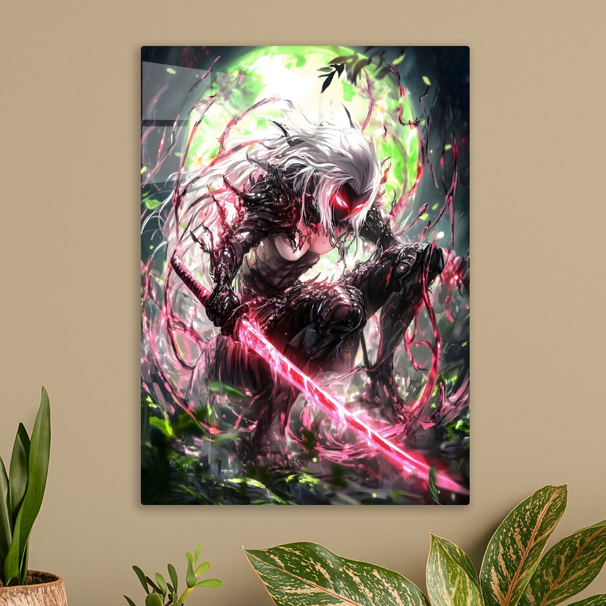 Neon Samurai Shadow