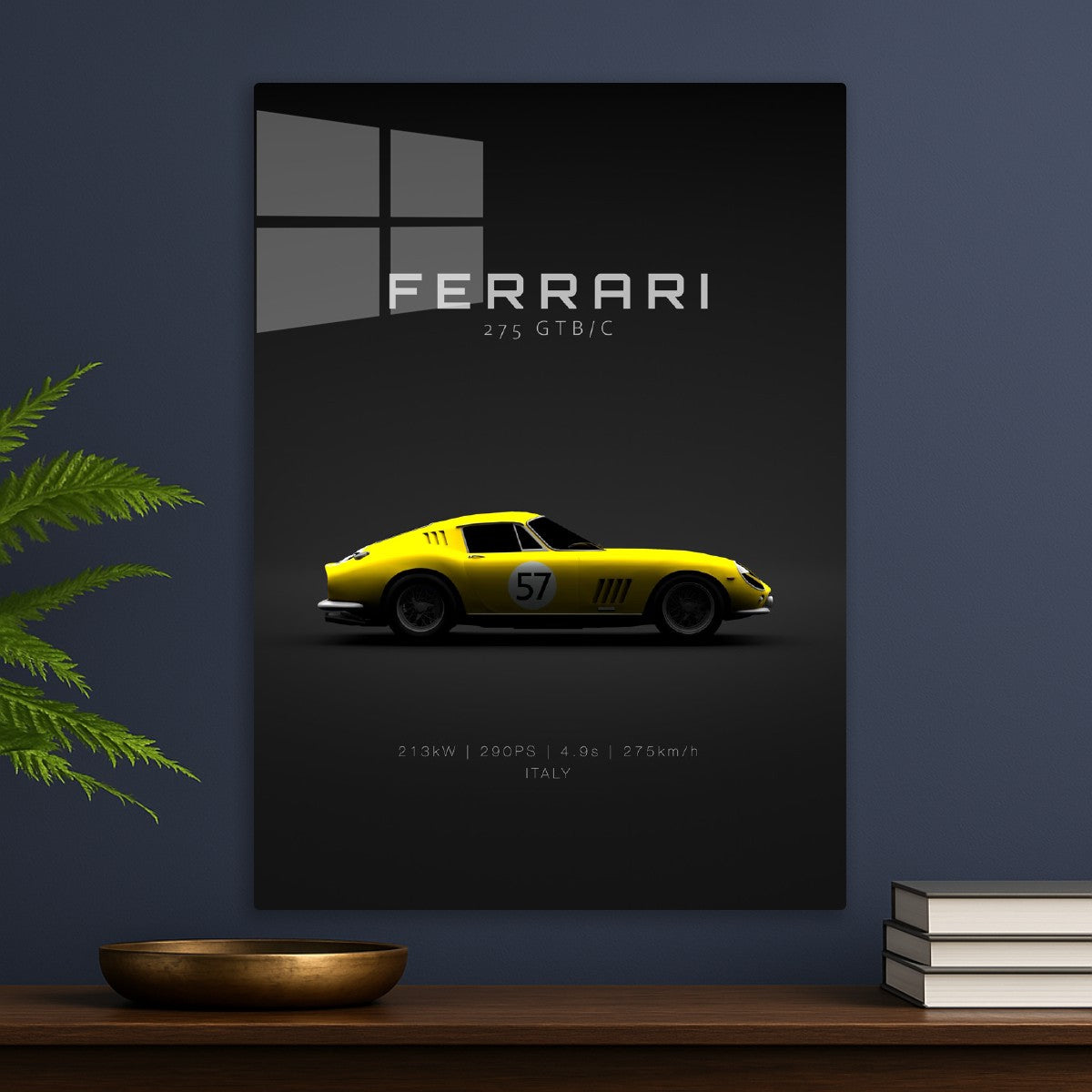 1966 Ferrari 275 GTB C Yellow 