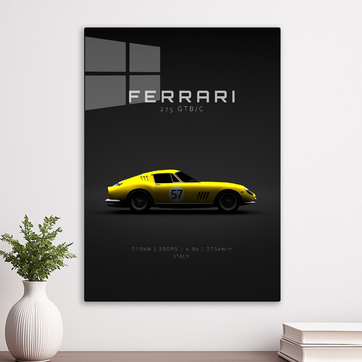 1966 Ferrari 275 GTB C Yellow 