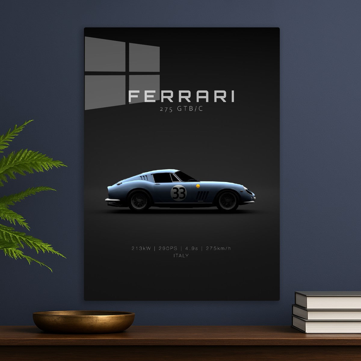 Ferrari 275 GTB C 1966 33 blue
