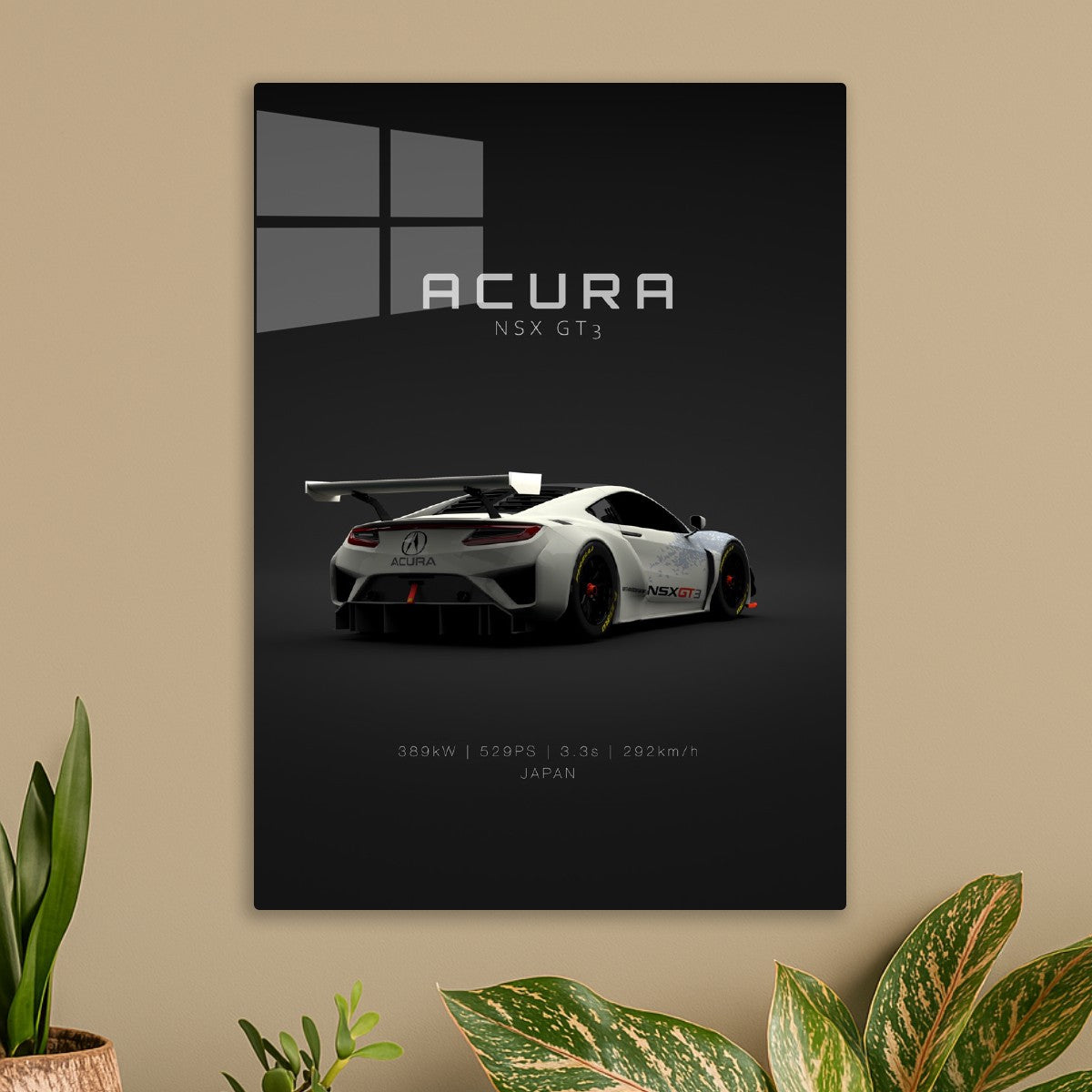 Acura NSX GT3 - Back