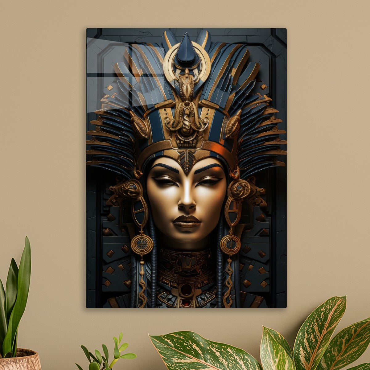 Golden Pharaonic Queen