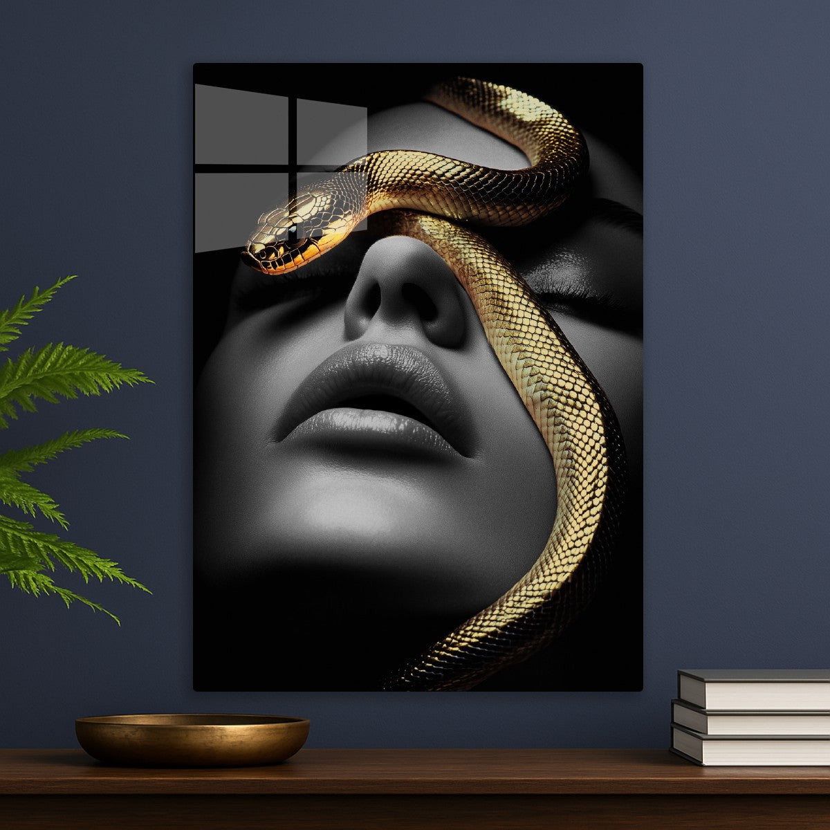 Golden Serpentine Embrace