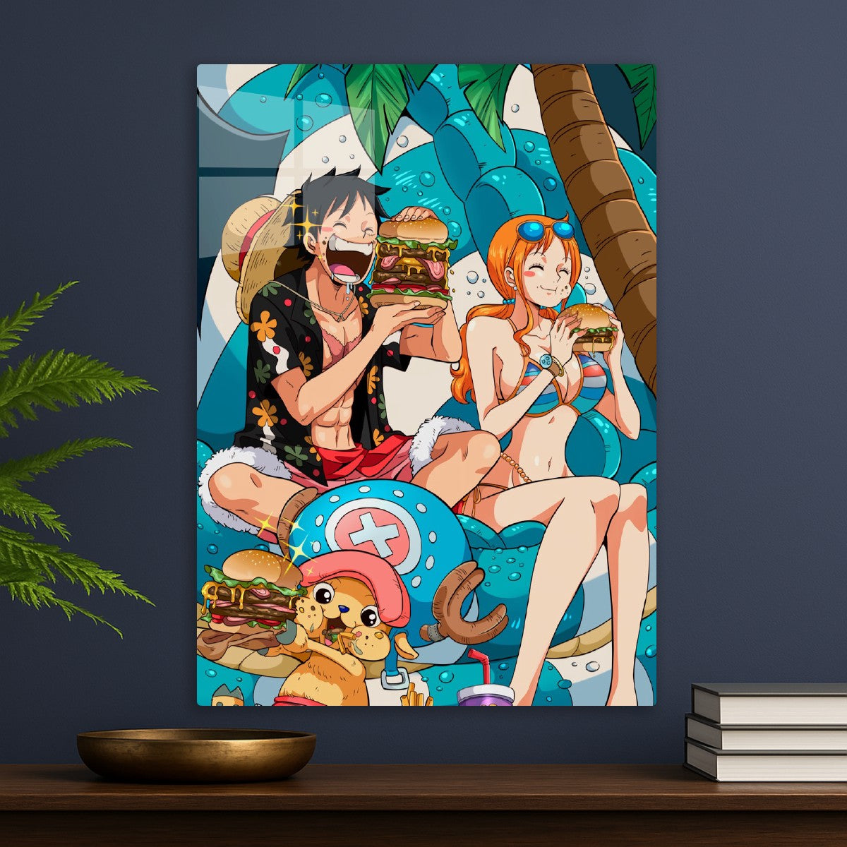 Straw Hats' Burger Feast