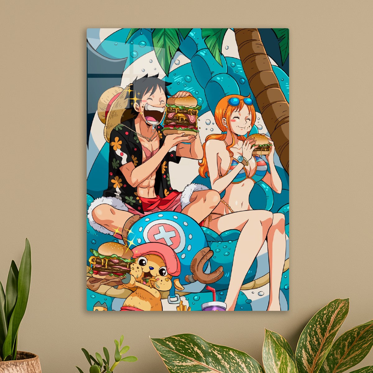 Straw Hats' Burger Feast