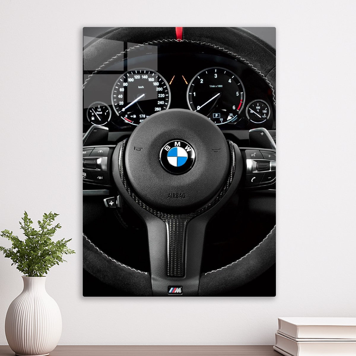BMW steering wheel
