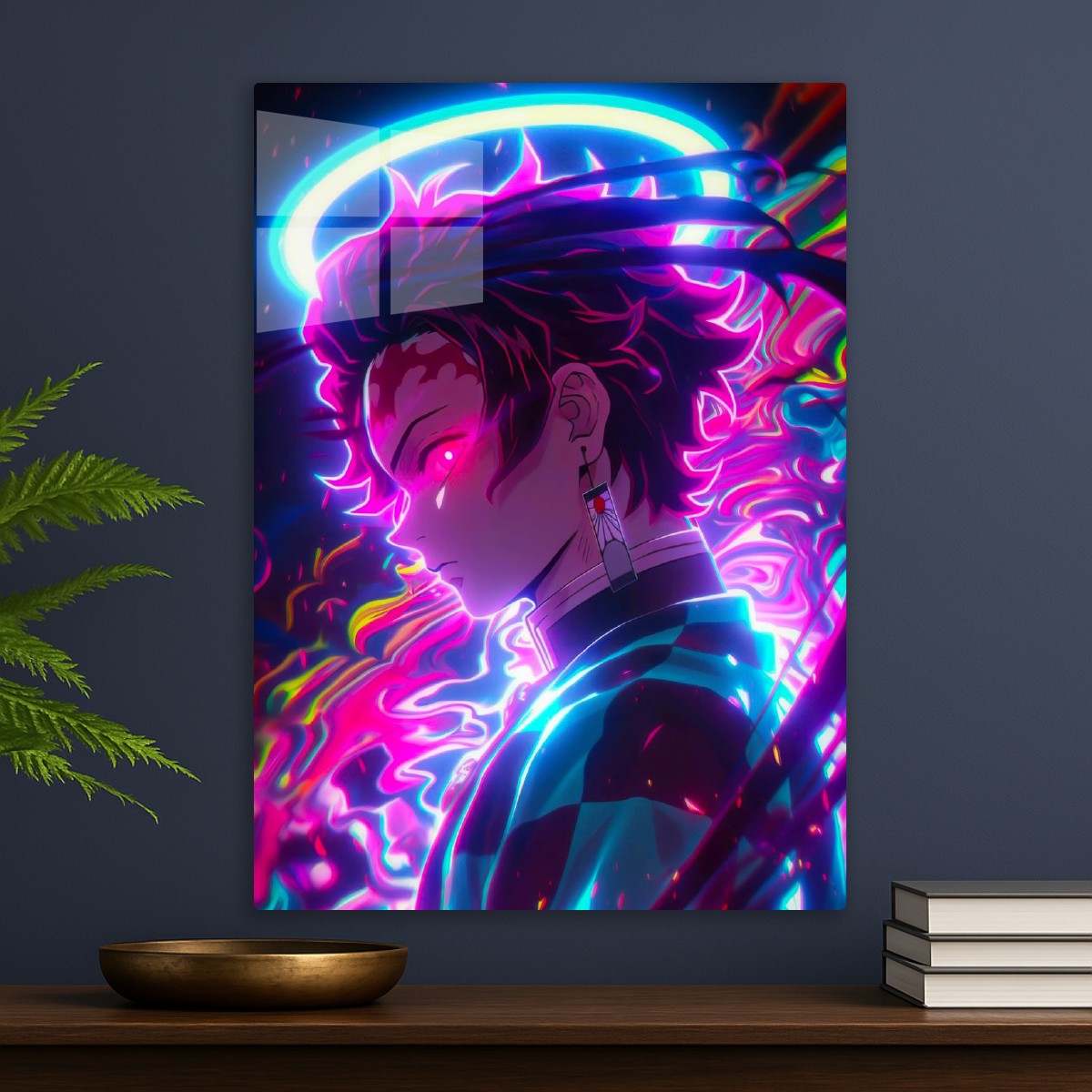 Neon Halo Tanjiro