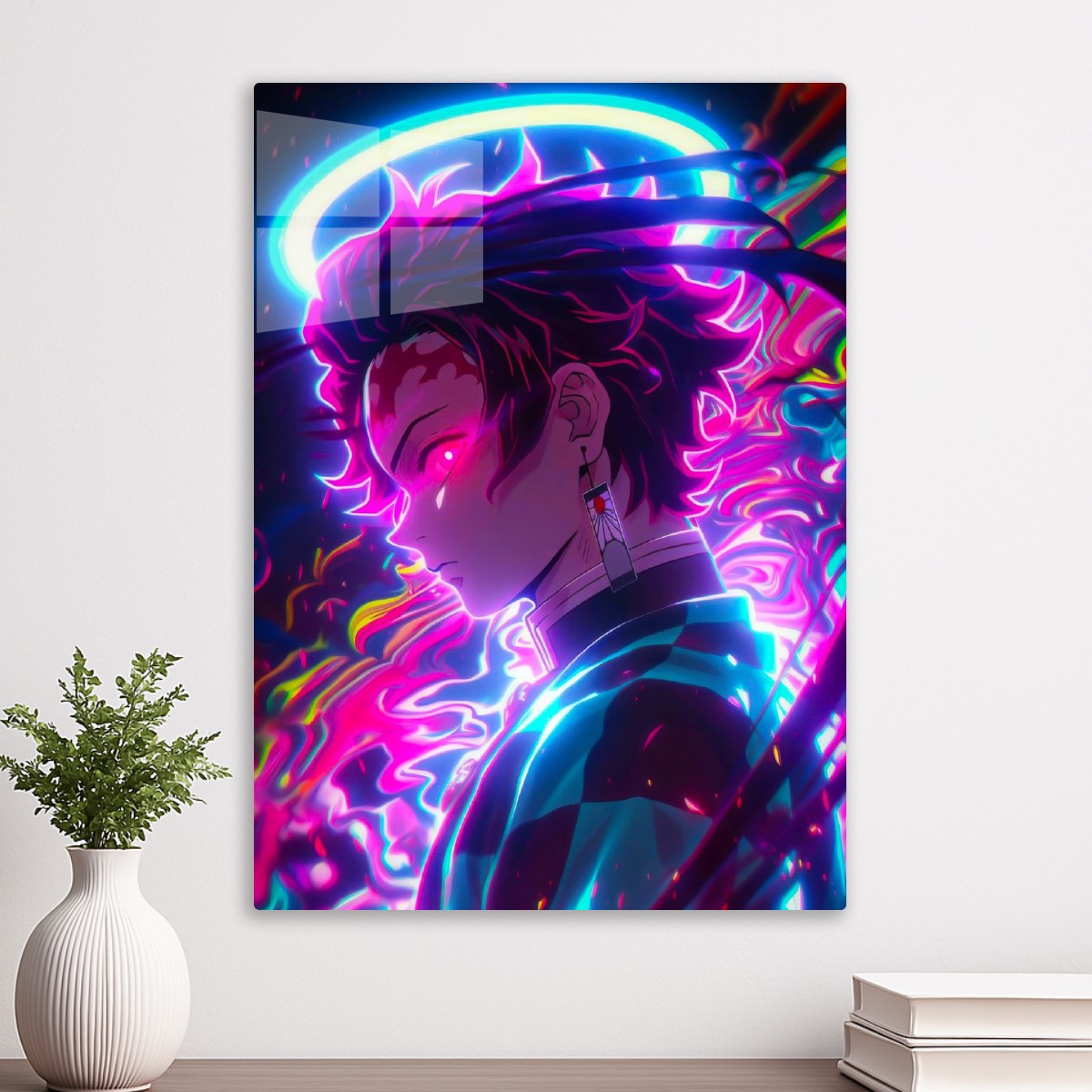 Neon Halo Tanjiro