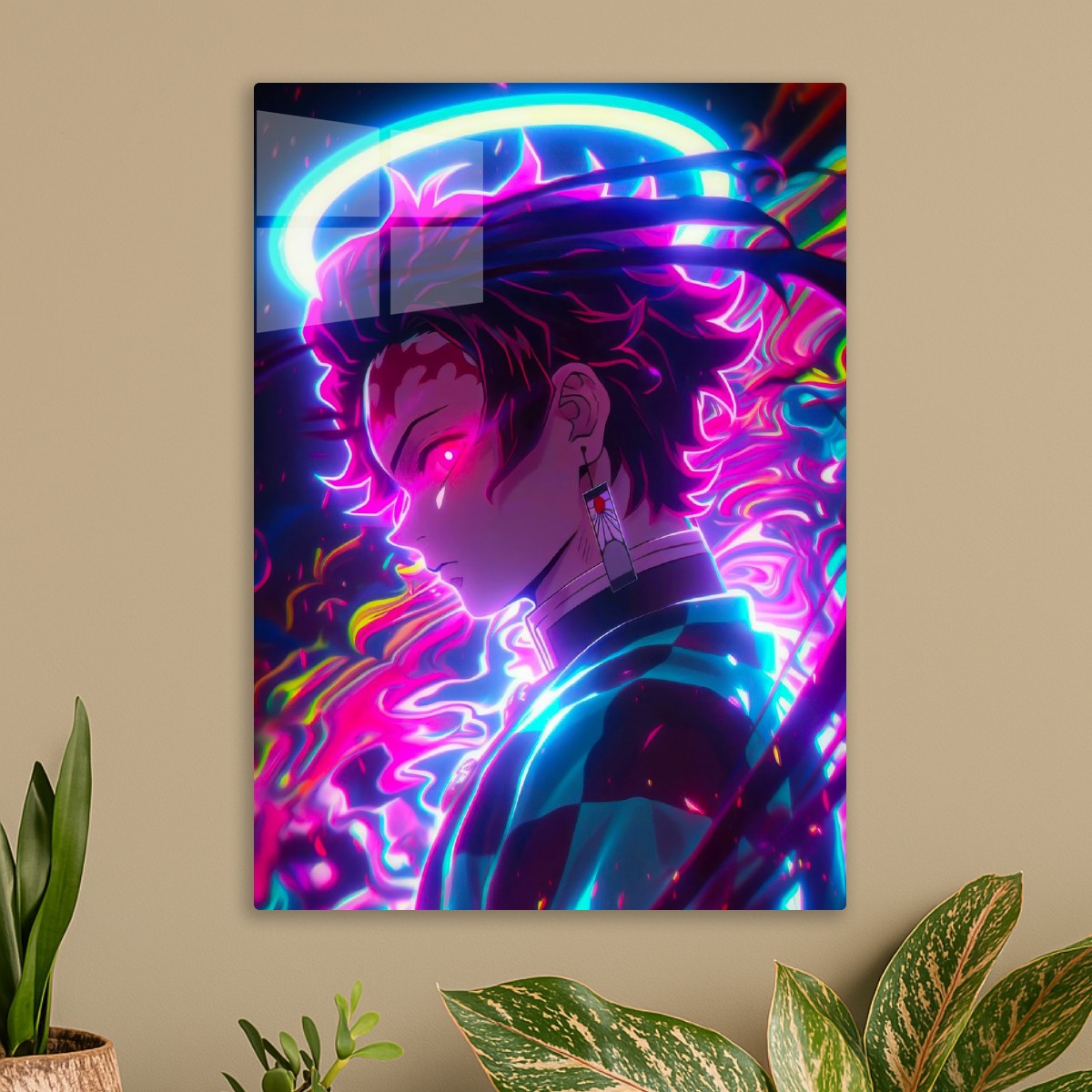 Neon Halo Tanjiro