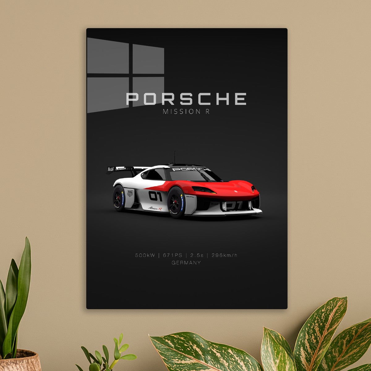 Porsche Mission R 2022 - Front