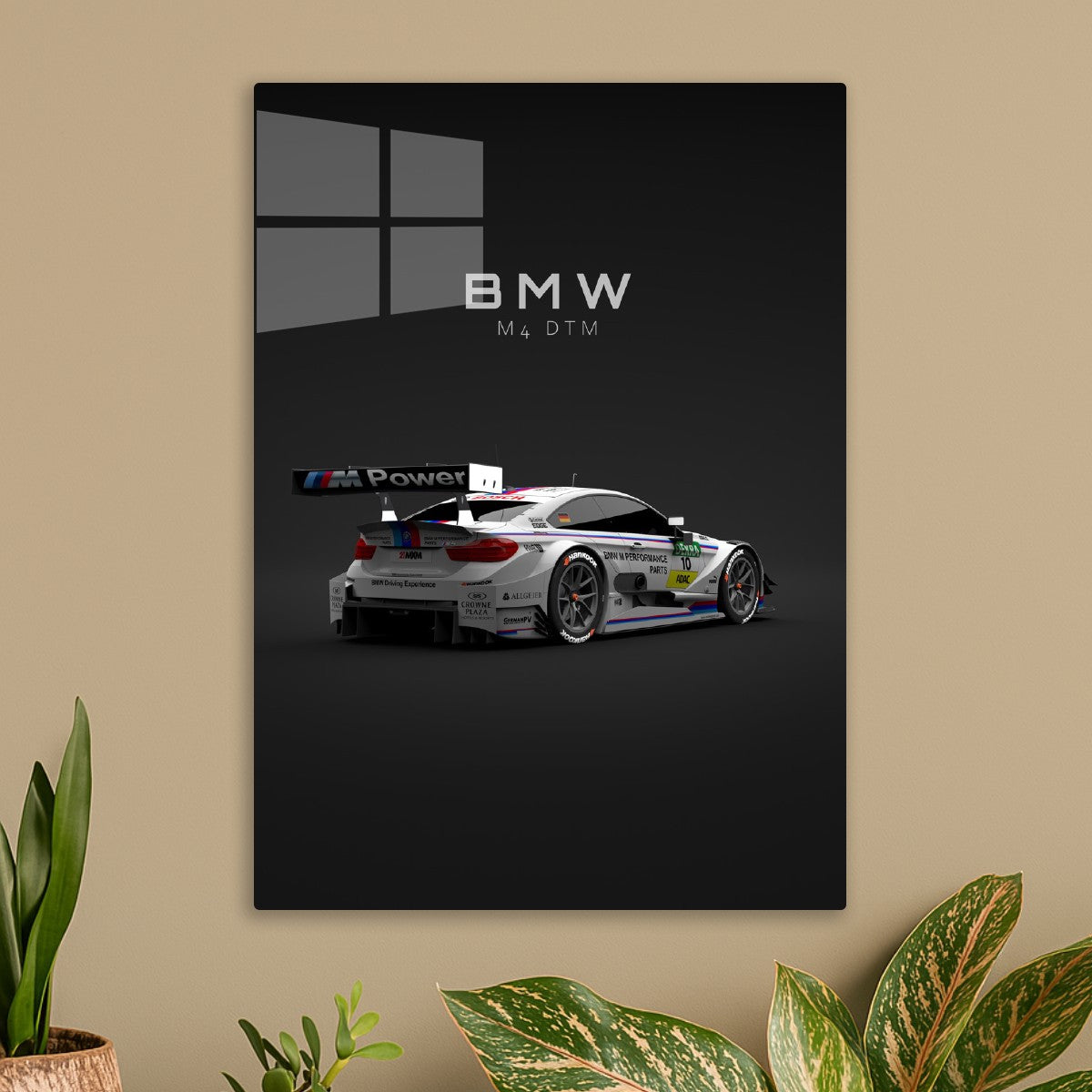 BMW M4 DTM 2015 Race Car Back