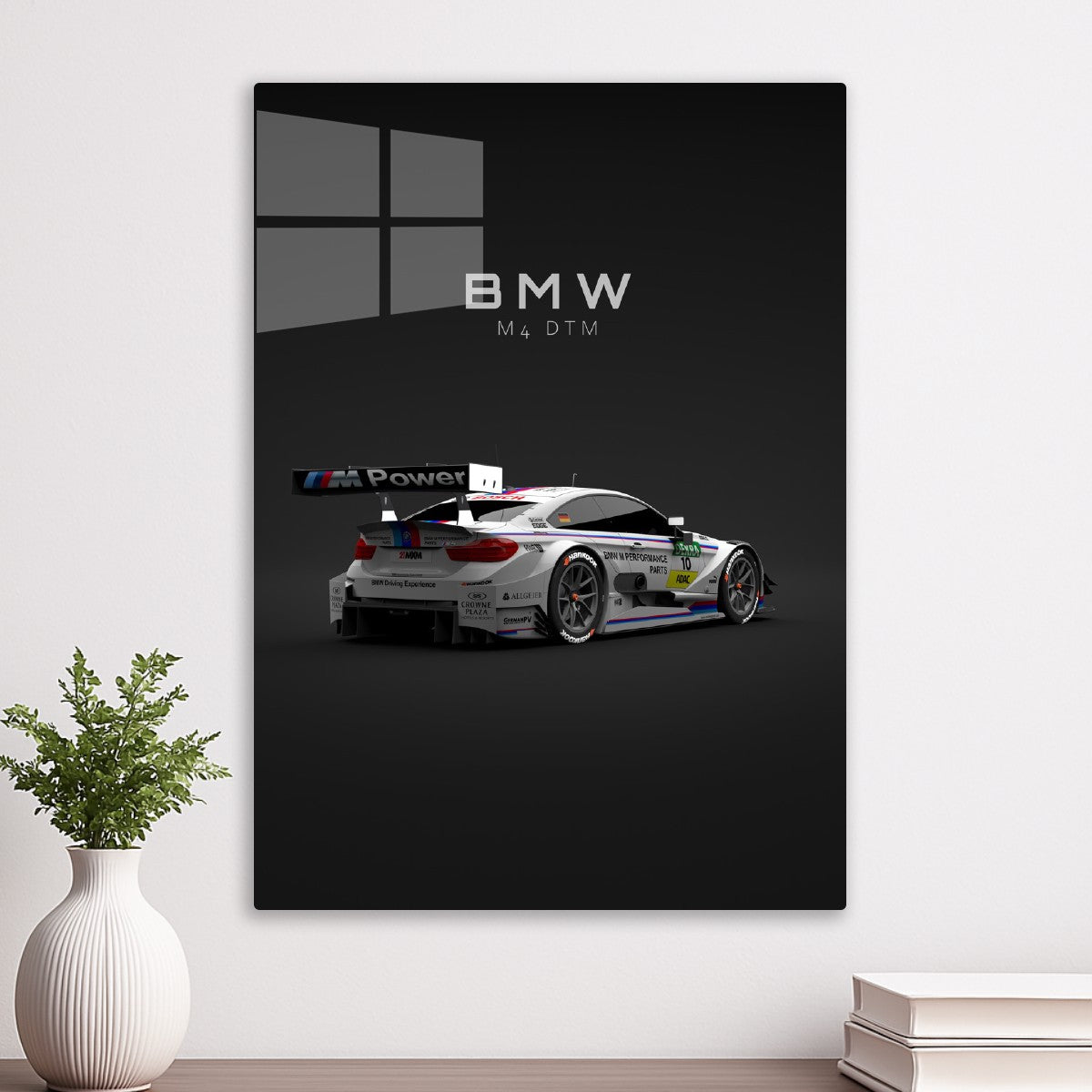 BMW M4 DTM 2015 Race Car Back