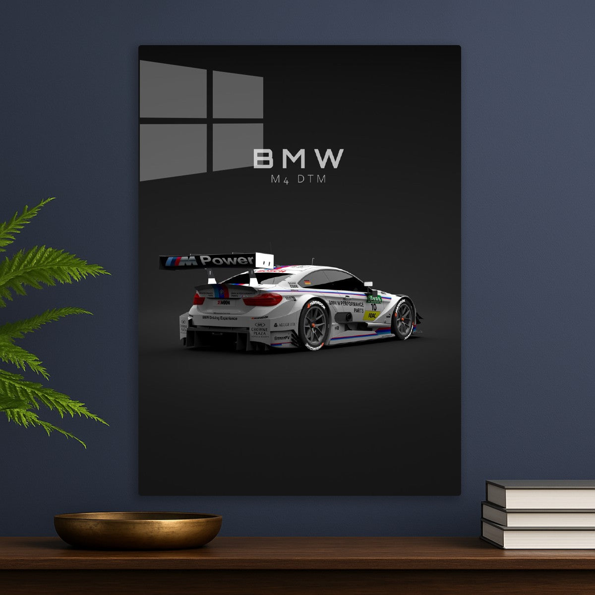BMW M4 DTM 2015 Race Car Back
