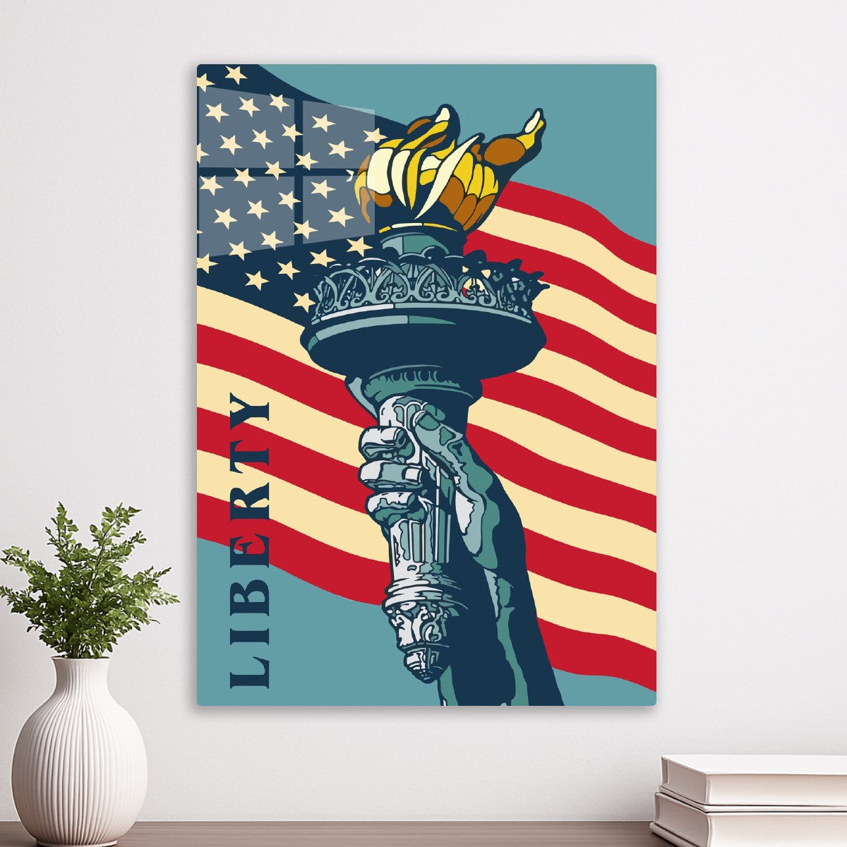The USA Torch with Liberty