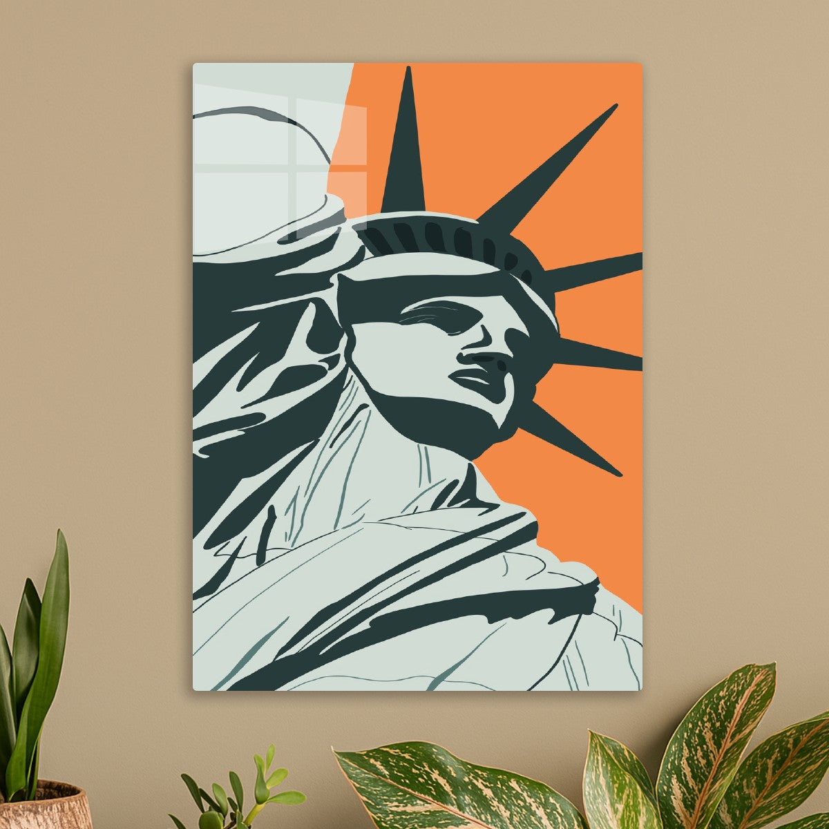 Liberty Statue Pop Art