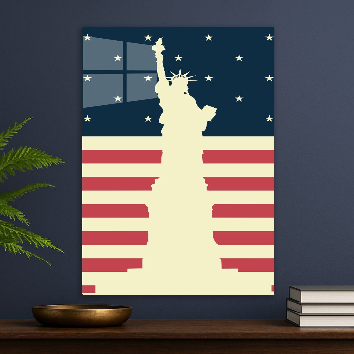 Liberty Statue Shadow of USA