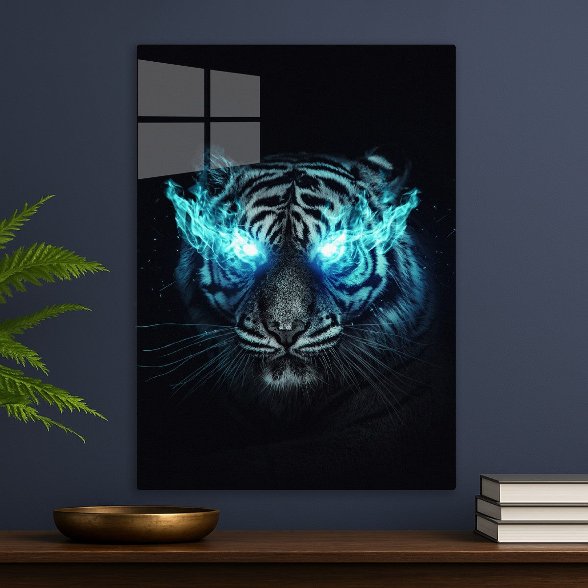 Electric Blue Leopard