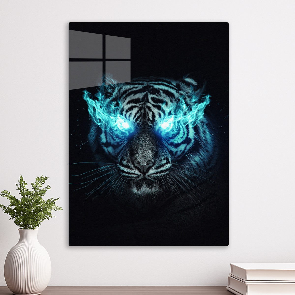 Electric Blue Leopard