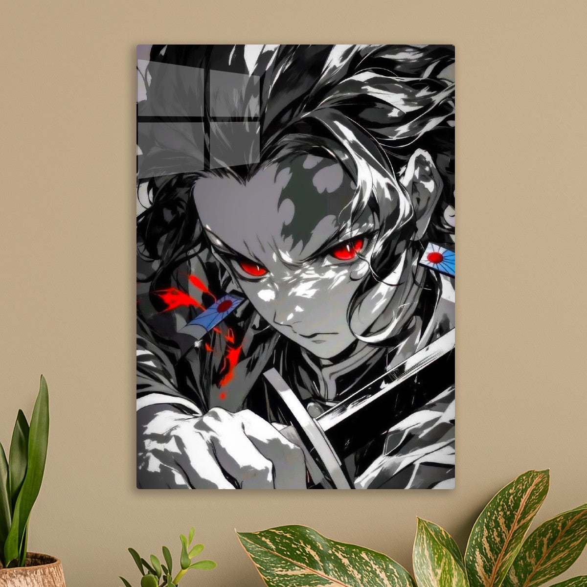 Monochrome Rage Tanjiro