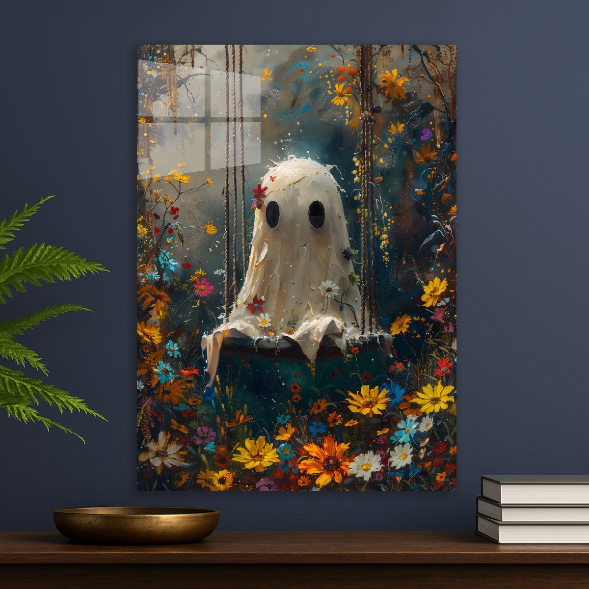 Ghostly Garden Swing