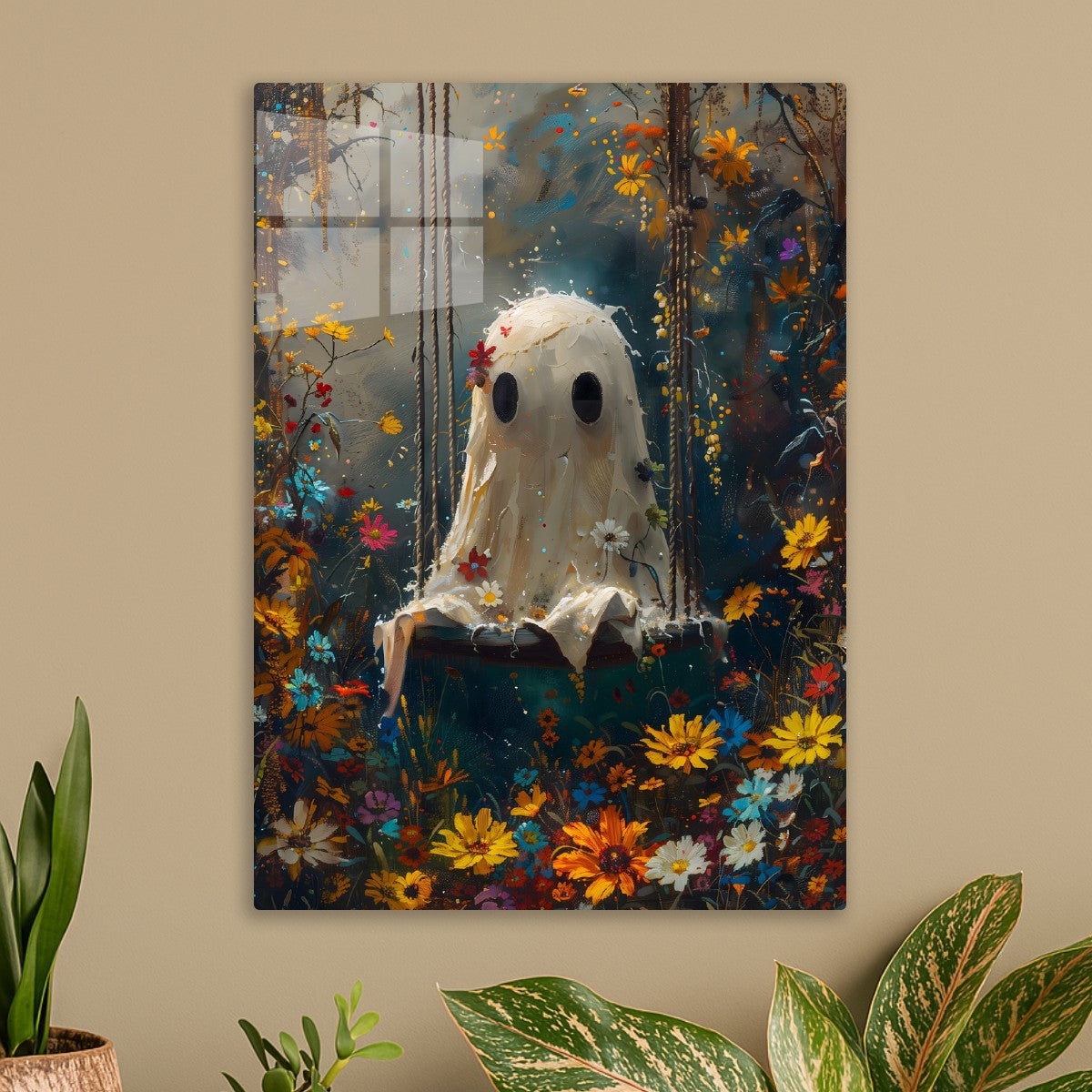 Ghostly Garden Swing