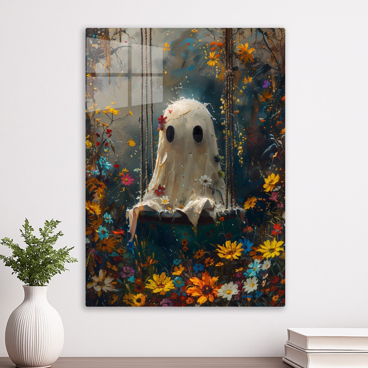 Ghostly Garden Swing
