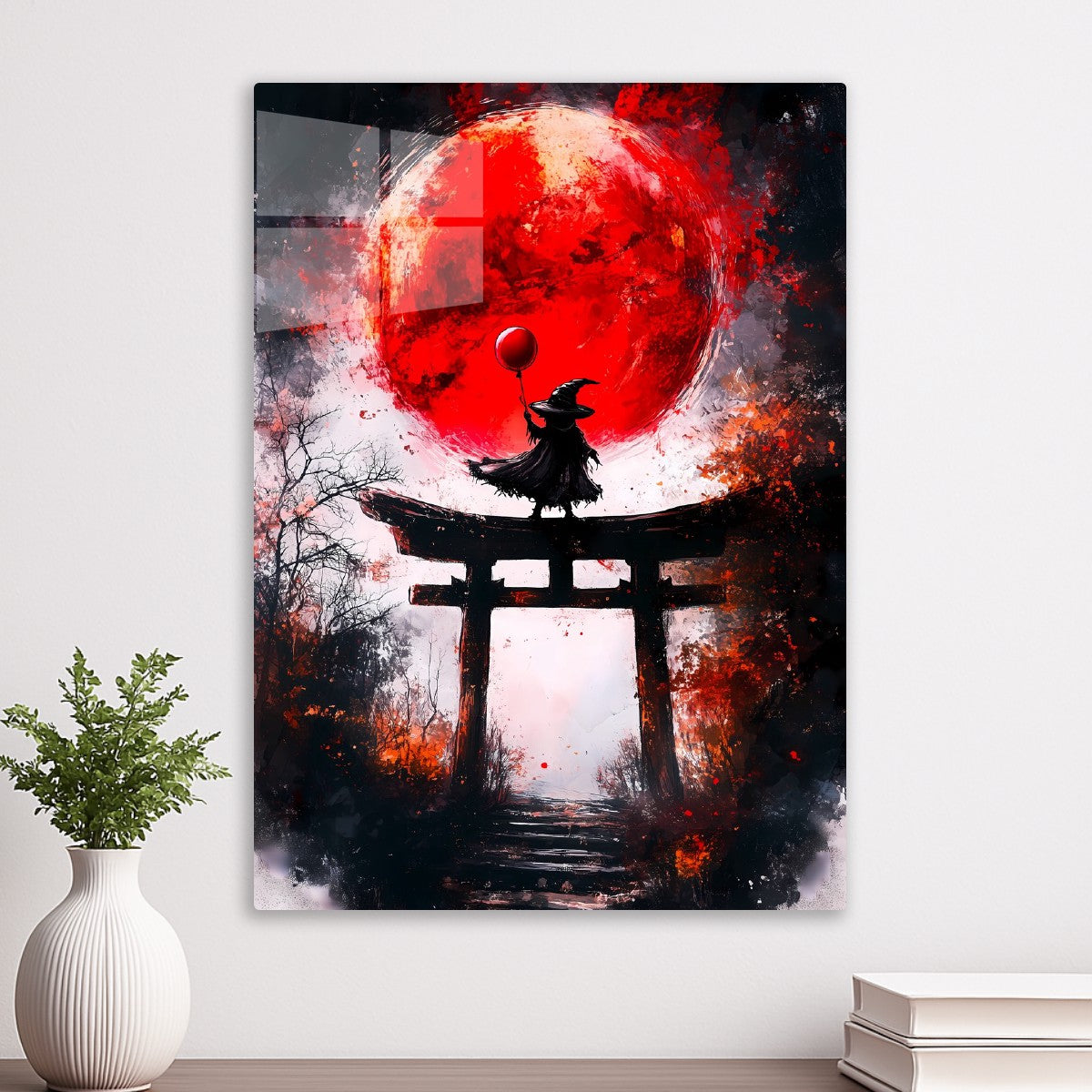 Witch's Mystical Red Moon