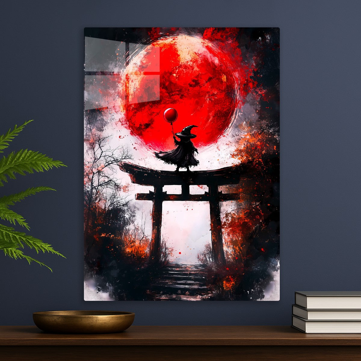 Witch's Mystical Red Moon