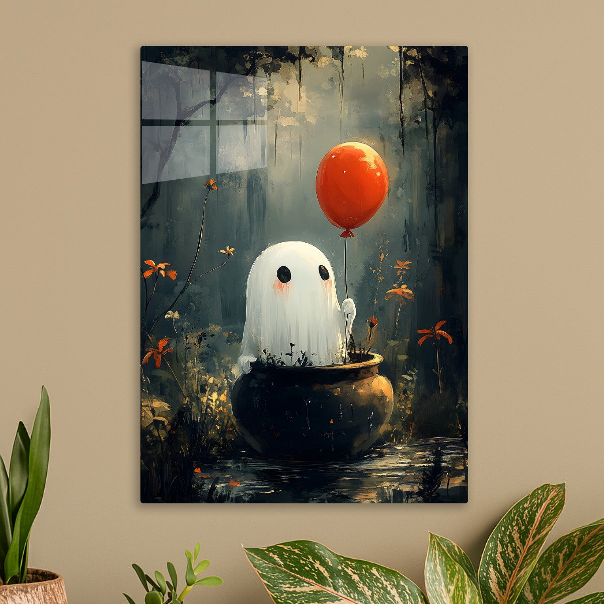 Whimsical Ghostly Encounter
