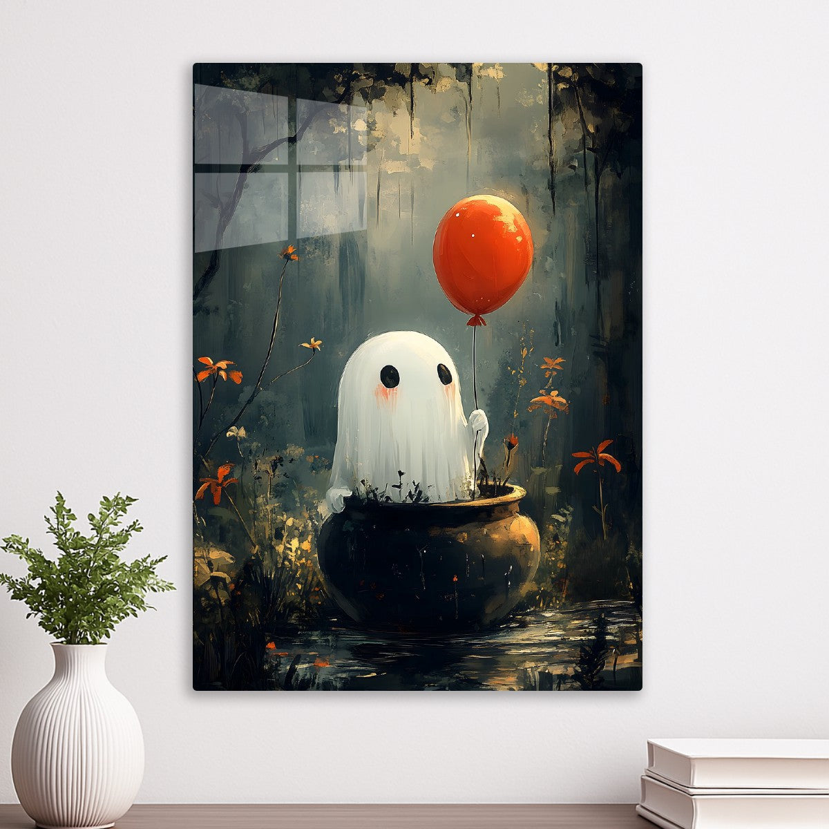 Whimsical Ghostly Encounter