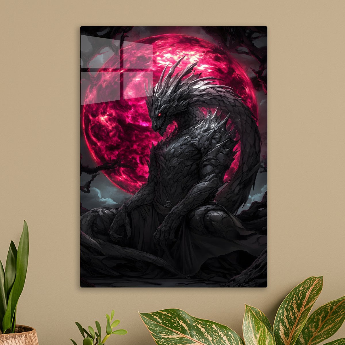 Crimson Moon Sentinel