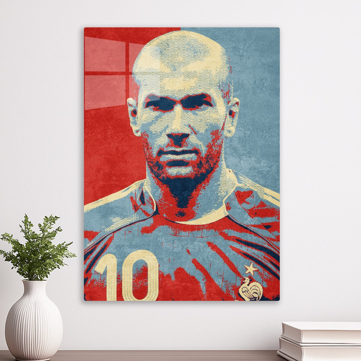 zidane popart